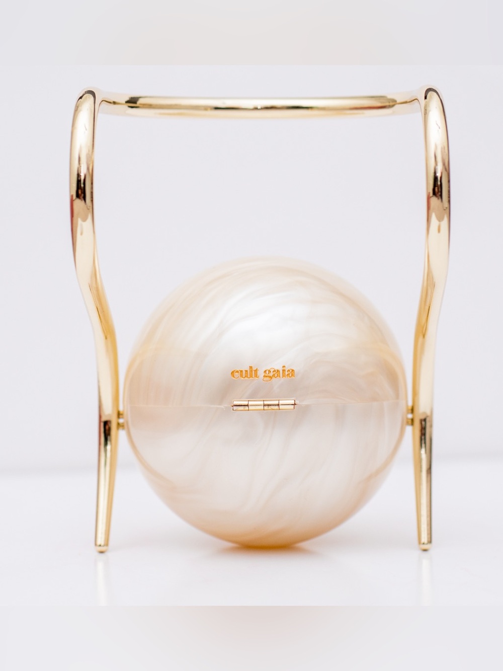 cult gaia Pearl Swirl Orb Bag with Gold Hardware - Picture 4 of 5